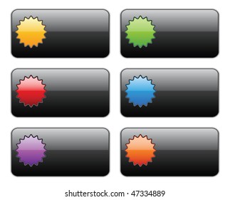 Rectangular button