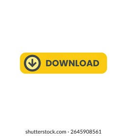 A rectangular button dominates the composition, its bright yellow hue immediately grabbing attention.