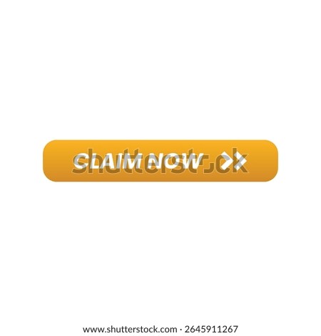 A rectangular button dominates the scene, its horizontal orientation stretching across the frame. The button is a warm, inviting shade of golden yellow, reminiscent of honey or a setting sun. 