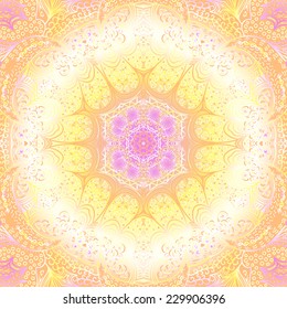 Rectangular colorful ornament for design and background