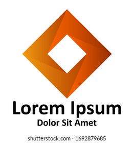 rectangular or company logo or business logo. creative logo design