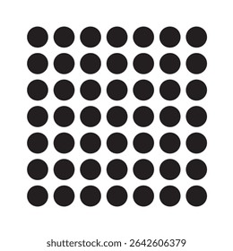 Retangular construída a partir de pontos, ilustração vetorial isolada, eps