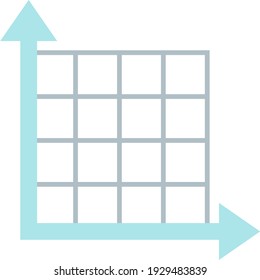 Rectangular Coordinate Systems and Graphs. Cartesian coordinate system. Flat vector illustration.