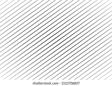 Rectangular diagonal, oblique lines, strips abstract, geometric pattern background. Slanting, slope lines halftone texture. Radial, radiating skew / tilt lines.