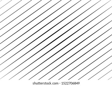 Rectangular diagonal, oblique lines, strips abstract, geometric pattern background. Slanting, slope lines halftone texture. Radial, radiating skew / tilt lines.
