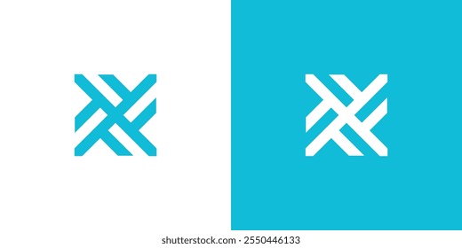 The rectangular F logo, readable from four sides
