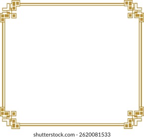  Rectangular Frame Rectangle frame Corner Certificate Page Border vector illustration. Good for banner, poster, greeting card, party card, invitation, template, advertising, campaign, and social medi