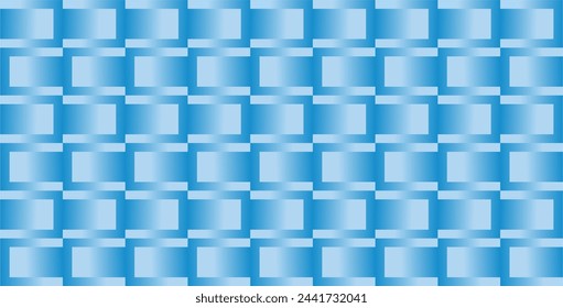 rectangular geometric composition with blue gradations as background inspiration for visual communication designs or for textile designs