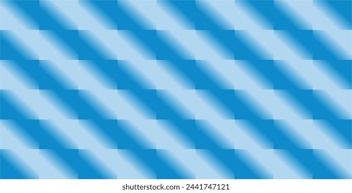 rectangular geometric composition with blue gradations as background inspiration for visual communication designs or for textile designs