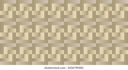 Rectangular geometric fields arranged repeatedly with brown gradations as graphic and artistic inspiration