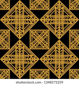 rectangular gold stripped art deco ready for print