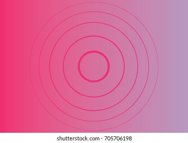 Rectangular gradient background with radiating concentric circles. Vector multicolored blurred backdrop. Design for web, mobile applications, covers, card, infographic, banners and social media.