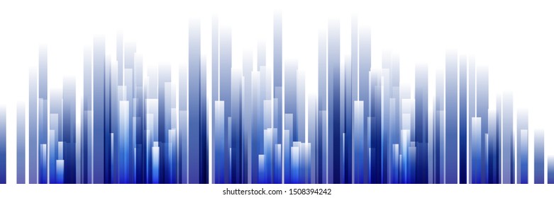 Rectangular gradient fill vector background illustration.Abstract smooth perspective background