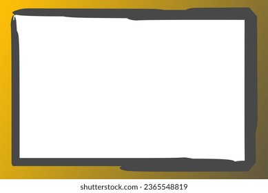 rectangular gradient frame with white space for objects or text