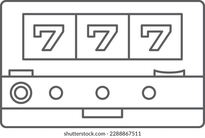 Rectangular icon slot entertainment gambling