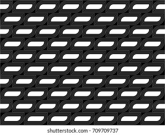 rectangular pattern design vector for wallpaper, background, textile. Set 3