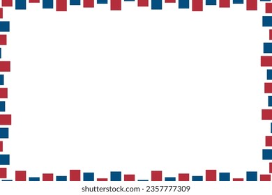 Rectangular of pattern vector. Design frame border black on white background. Design print for illustration, presentation, textile, texture, wallpaper, background. Set 12