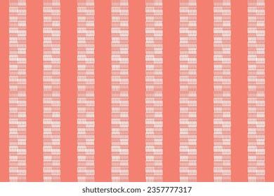 Rectangular of pattern vector. Design random shape white on pastel red background. Design print for illustration, presentation, textile, texture, wallpaper, background. Set 17