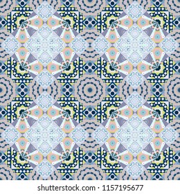 Rectangular pattern for your business design. Geometric background in Origami style with gradient. Gray, beige and blue vector polygonal illustration, which consist of rectangles.