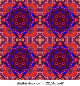 Rectangular pattern for your business design. Geometric background in Origami style with gradient. Pink, brown and blue vector polygonal illustration, which consist of rectangles.