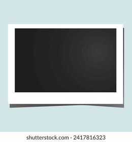 Rectangular photo frame line icon. Snapshot, memory, camera, film, album, frame, lens. Vector icon for business and advertising