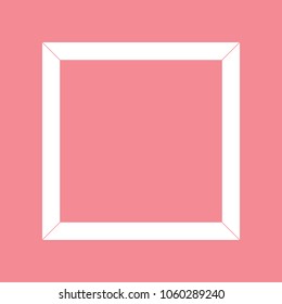 Rectangular picture frame vector