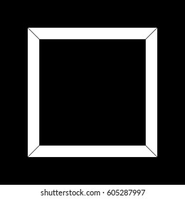 Rectangular picture frame vector