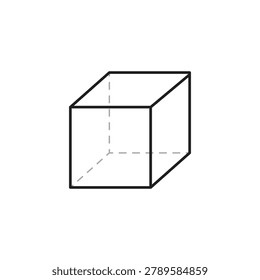 Rectangular Prism Shape Illustration Design