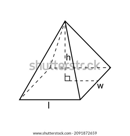 rectangular pyramid shape in mathematics