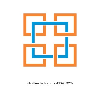 rectangular rectangle ornament pattern abstract image vector icon