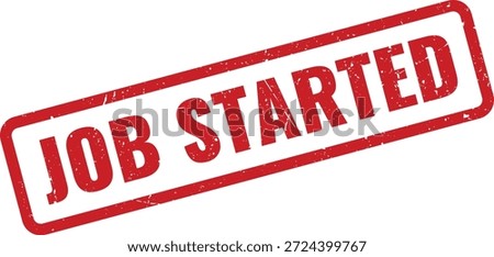 A rectangular red rubber stamp effect with 