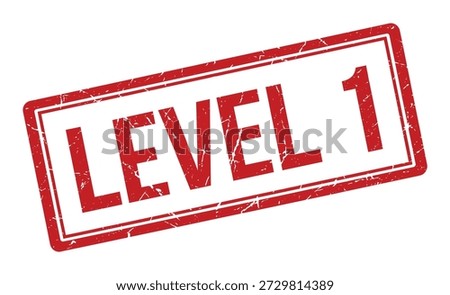 Rectangular red stamp imprint, weathered look, conveys authority and clearance, suitable for document verification.