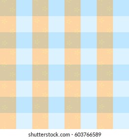 Rectangular seamless vector pattern as a tartan plaid mainly.