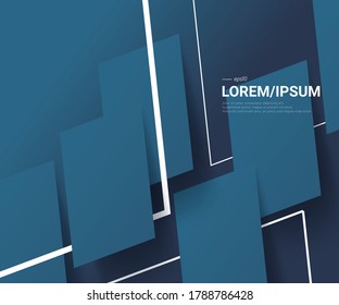 Rectangular Shapes Layout/Cover. Minimalist Creative Design Concept Background