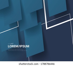 Rectangular Shapes Layout/Cover. Minimalist Creative Design Concept Background