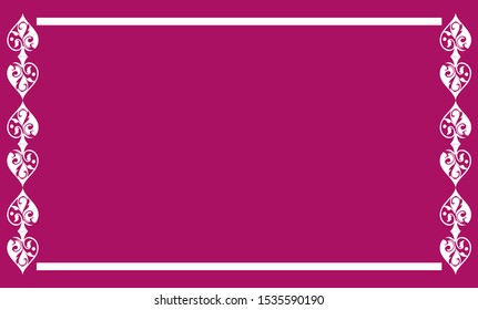 Rectangular Spade Shield Decal Element