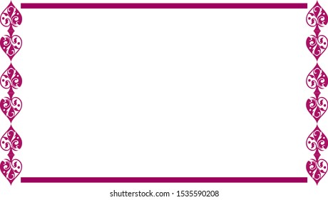 Rectangular Spade Shield Decal Element