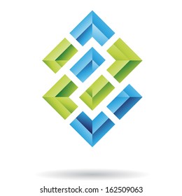 Rectangular and Square Abstract Icon