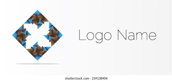 Rectangular and Square Abstract Icon