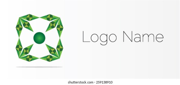 Rectangular and Square Abstract Icon