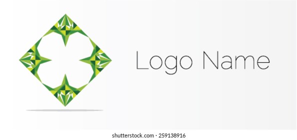 Rectangular and Square Abstract Icon