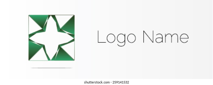 Rectangular and Square Abstract Icon