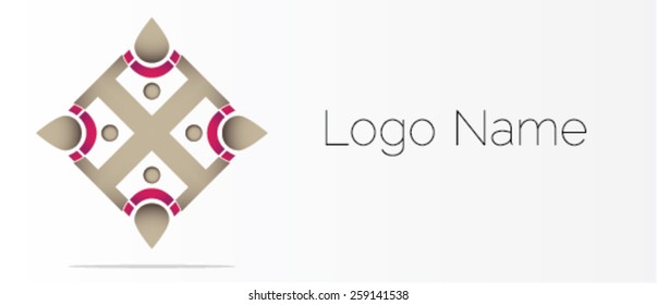 Rectangular and Square Abstract Icon