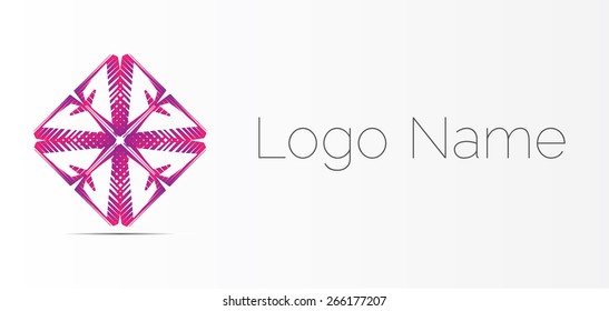 Rectangular and Square Abstract Icon