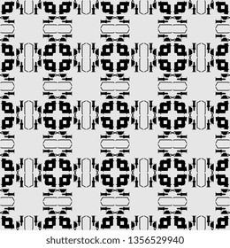 rectangular stripped art deco pattern black and white