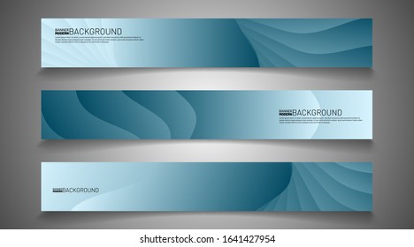 rectangular vector banner. wave texture background design.