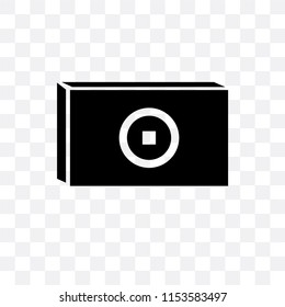 Rectangular vector icon isolated on transparent background, Rectangular logo concept