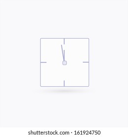rectangular watch icon