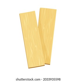 Ilustración rectangular de vectores de madera aserrada