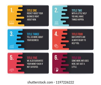 Rectangularal memphis option template. Artistic corporate color tempalte with space for your text. Graphic design resouces. 